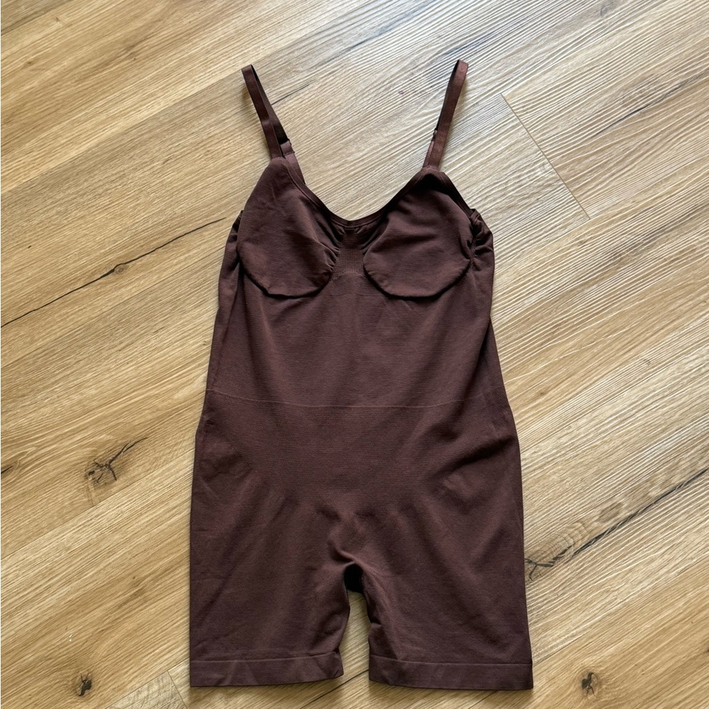 Fabletics Yitty Collection Brown Shaping Short Onesie- Large